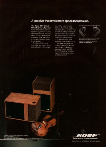 Bose 301 speaker - bose,