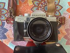 PRAKTICA MTL3  Camera + CARL ZEISS JENA DDR TESSAR 2.8 / 50 Lens & Case