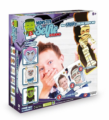 Craft box monster selfie - craft,