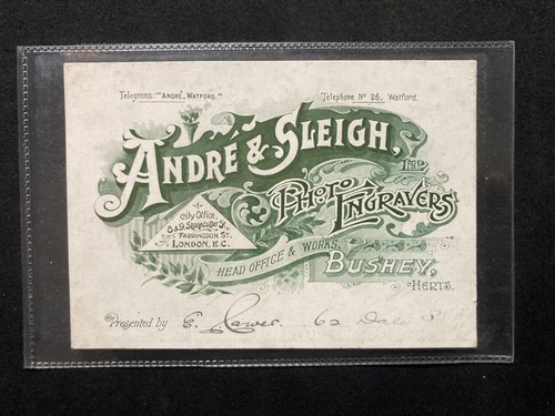 Andre sleigh photo engravers - andre,