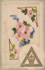 Embroidered Silk W.W.I