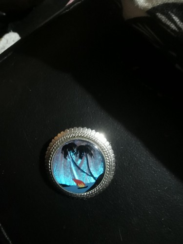 Vintage exquisite silver blue - silver,