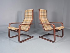 2 Mid Century Lounge Chairs