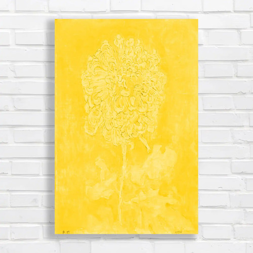 Floral chrysanthemum yellow - floral,