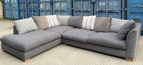 Dfs large grey corner sofa - dfs,
