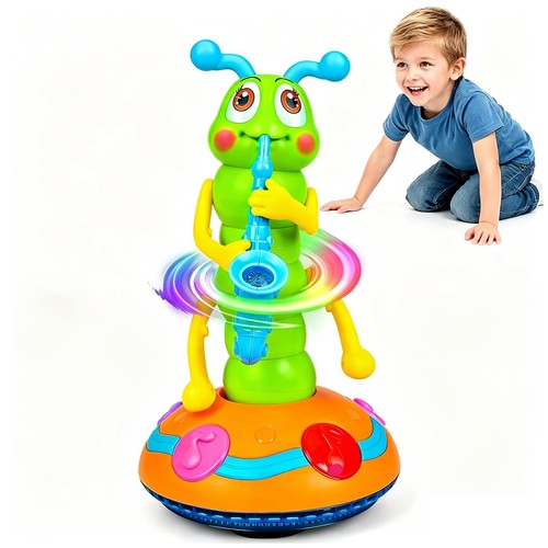 Dancing saxophone caterpillar - dancing,