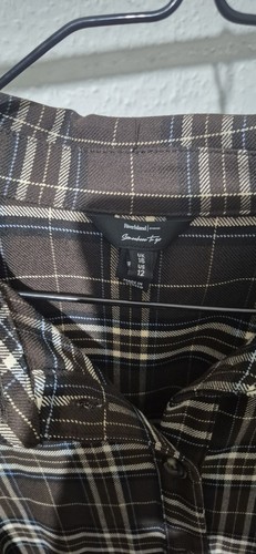 Beige brown plaid - brown,