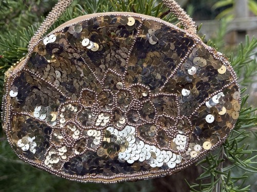 Vintage gold sequinned flapper - vintage,
