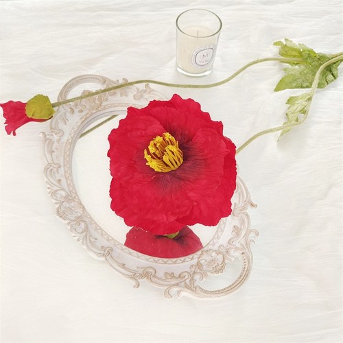 2pcs artificial poppy flower - artificial,