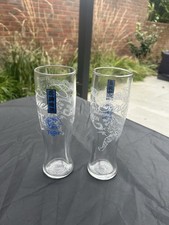 2 X Tiger Beer 2/3 Pint Glasses (Pub,Bar,Restaurant,at home). Great Condition.