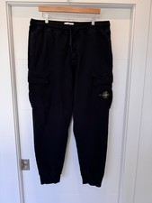 Stone Island Mens Black Cargo