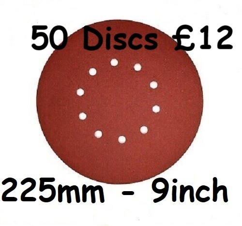 225mm sanding discs - 225mm,