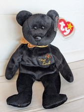 Ty 1999 The End Black Bear Original Beanie Baby Babies Collection Retired & Tag