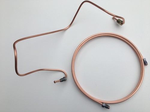 Front set brake pipes - brake,