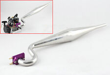 Stainless steel exhaust pipe Tuned Pipe for 26cc Zenoah RC Boat Engine #202 