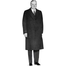 Herbert Hoover (BW) Life Size