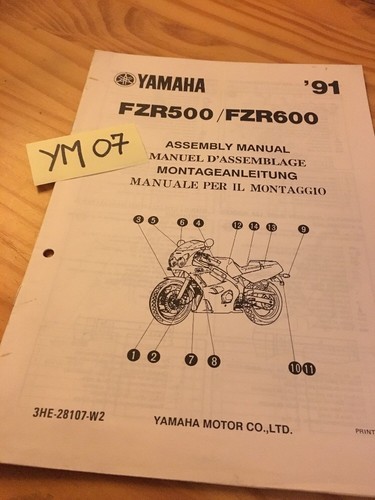 Yamaha fzr500 fzr600 - fzr500, 91