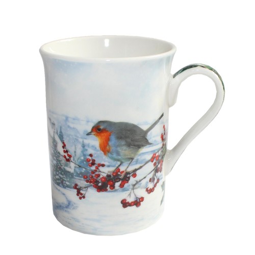 Christmas mug fine china - christmas,