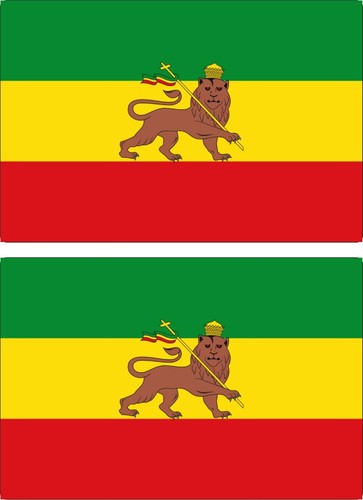 Sticker flag ethiopia - 2,