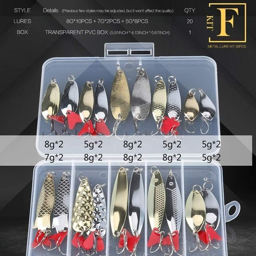 Pcs fishing lures metal - lures,