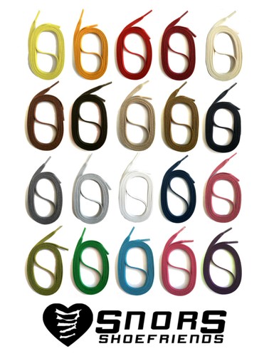 Snors flat laces waxed - snors,