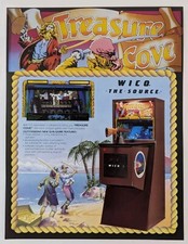 Treasure Cove Arcade Shooting Game Original Flyer 1984 Wico