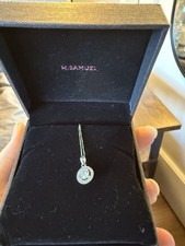 H.Samuel Silver Necklace Worn