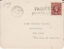 1936 LONDON F.S. CDS PAQUEBOT
