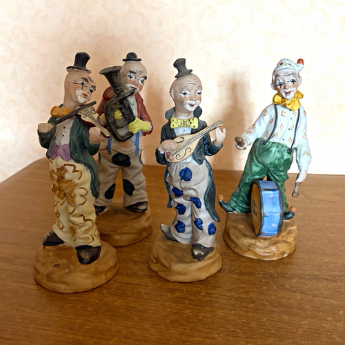 Hand painted ceramic - ceramic, clown