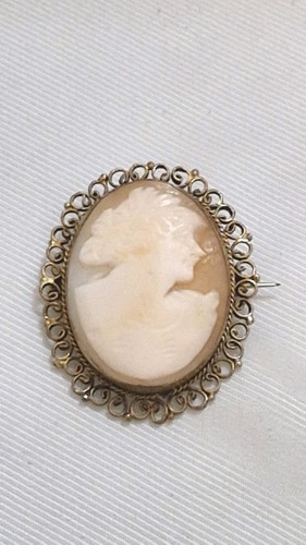 Antique brooch features - antique, a