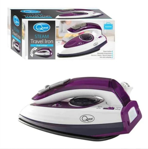 Quest travel steam iron - travel,