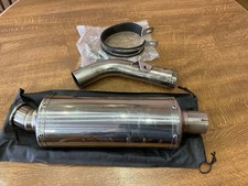 Black widow exhaust can plus link pipe