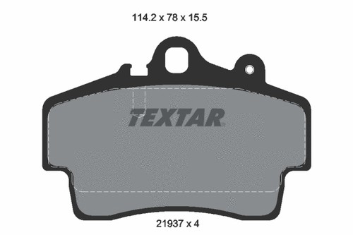 Front brake pad set - brake,