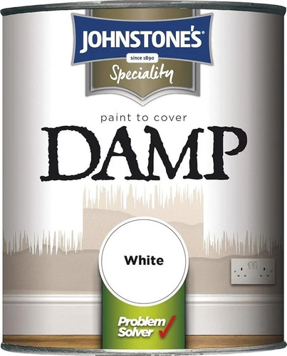 Johnstones white damp proof - white,