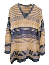 Vintage 90s  Cotton Stripy