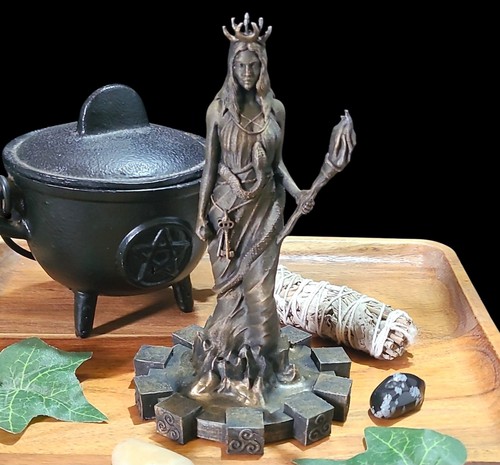 Hecate goddess figurine - hecate,