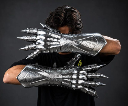 Medieval knight gauntlet - knight,