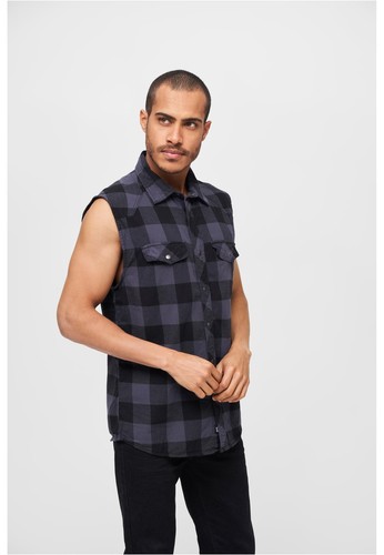 Brandit checked sleeveless - checked,