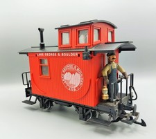 Vintage Lehmann G-Scale Lake George & Boulder Caboose Model Train