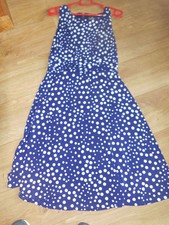 JESSICA HOWARD NAVY POLKA DOT DRESS SIZE 12
