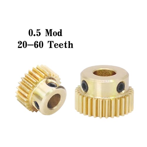 Mod brass pinion - spur, gear