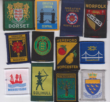 Boy Scout COUNTY Badges x 12
