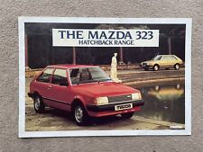 1982 Mazda 323 Hatchback Car Brochure (UK)