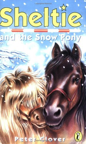 Sheltie and the snow - sheltie, by