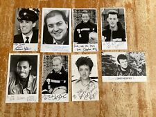 Londons Burning Cast Signed B/W Promos Autographed