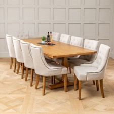 Dining Table Set 10 Natural