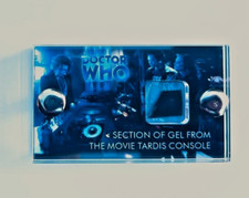 Movie Prop TARDIS console Gel 1996 Doctor Who mini display with COA.