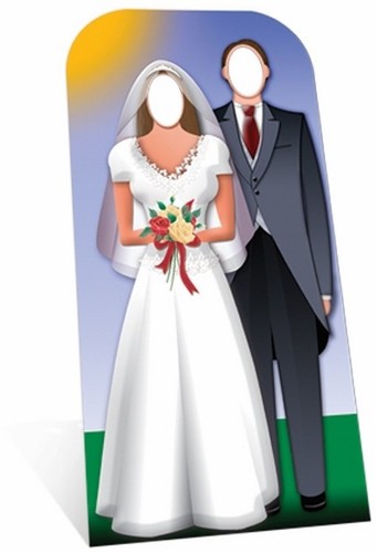 Wedding couple stand - couple, stand-in