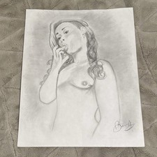 Prison Art Nude Female Drawing
