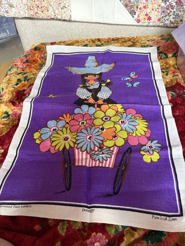 Vintage irish linen rare - irish,